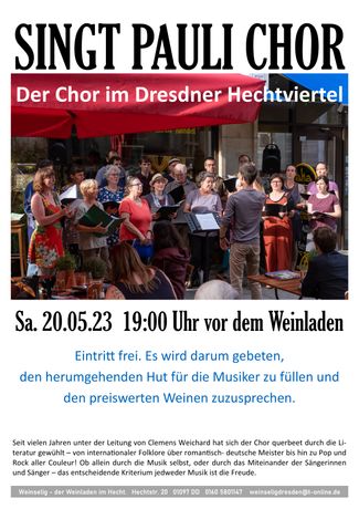 Plakat Singt Pauli Chor WS 23